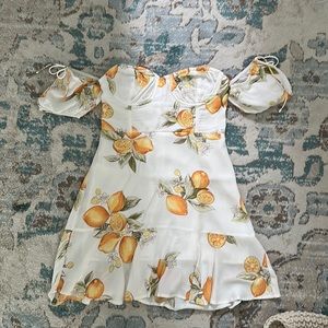 For Love & Lemons lemon dress